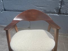Walnut Arm Chair in the style of Ejner Larsen & Aksel Bender Madsen, USA 1950s