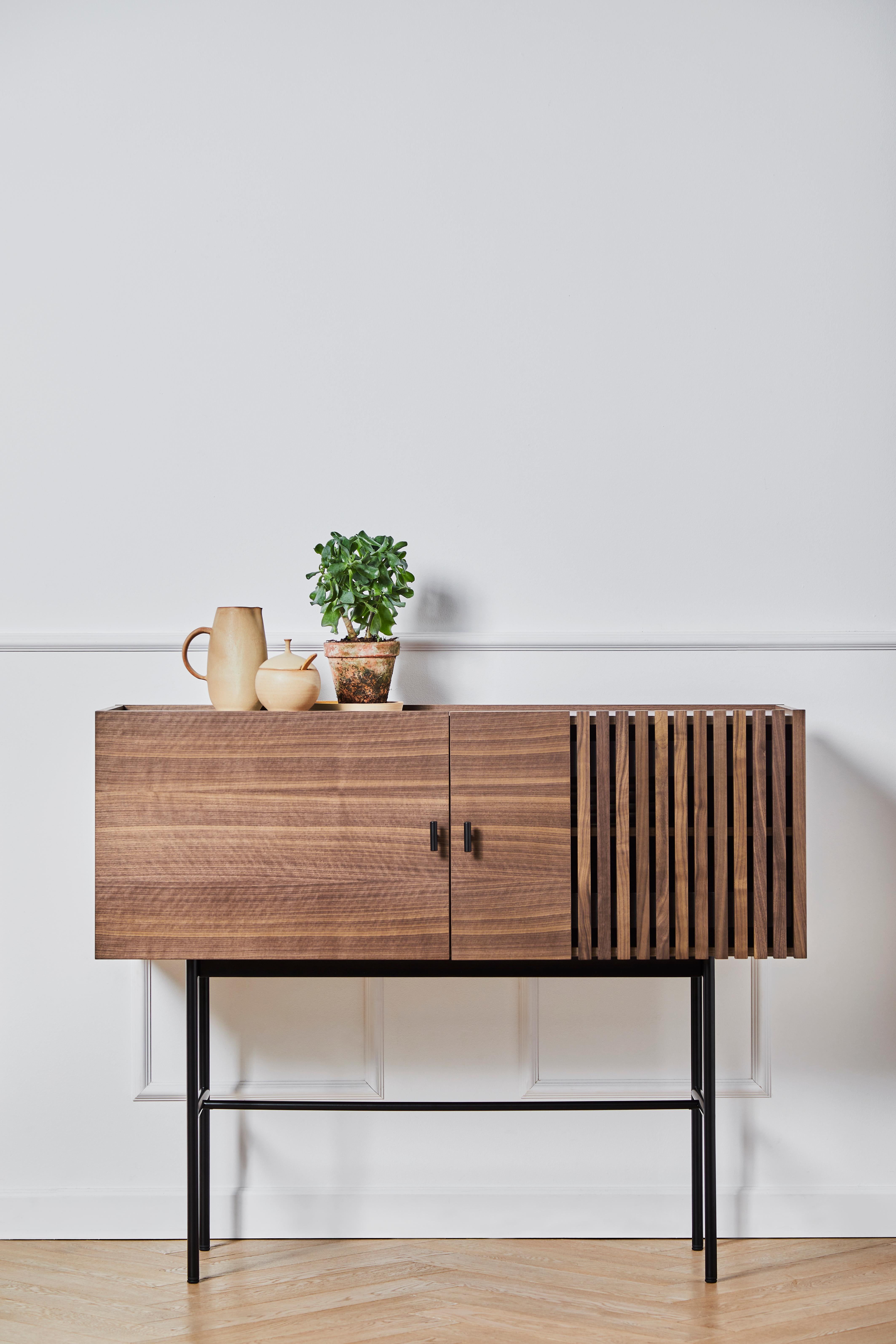 Walnut Array Sideboard 120 by Says Who In New Condition For Sale In Geneve, CH
