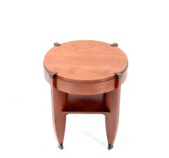 Walnut Art Deco Amsterdamse School Coffee Table by J.J. Zijfers Amsterdam, 1920s