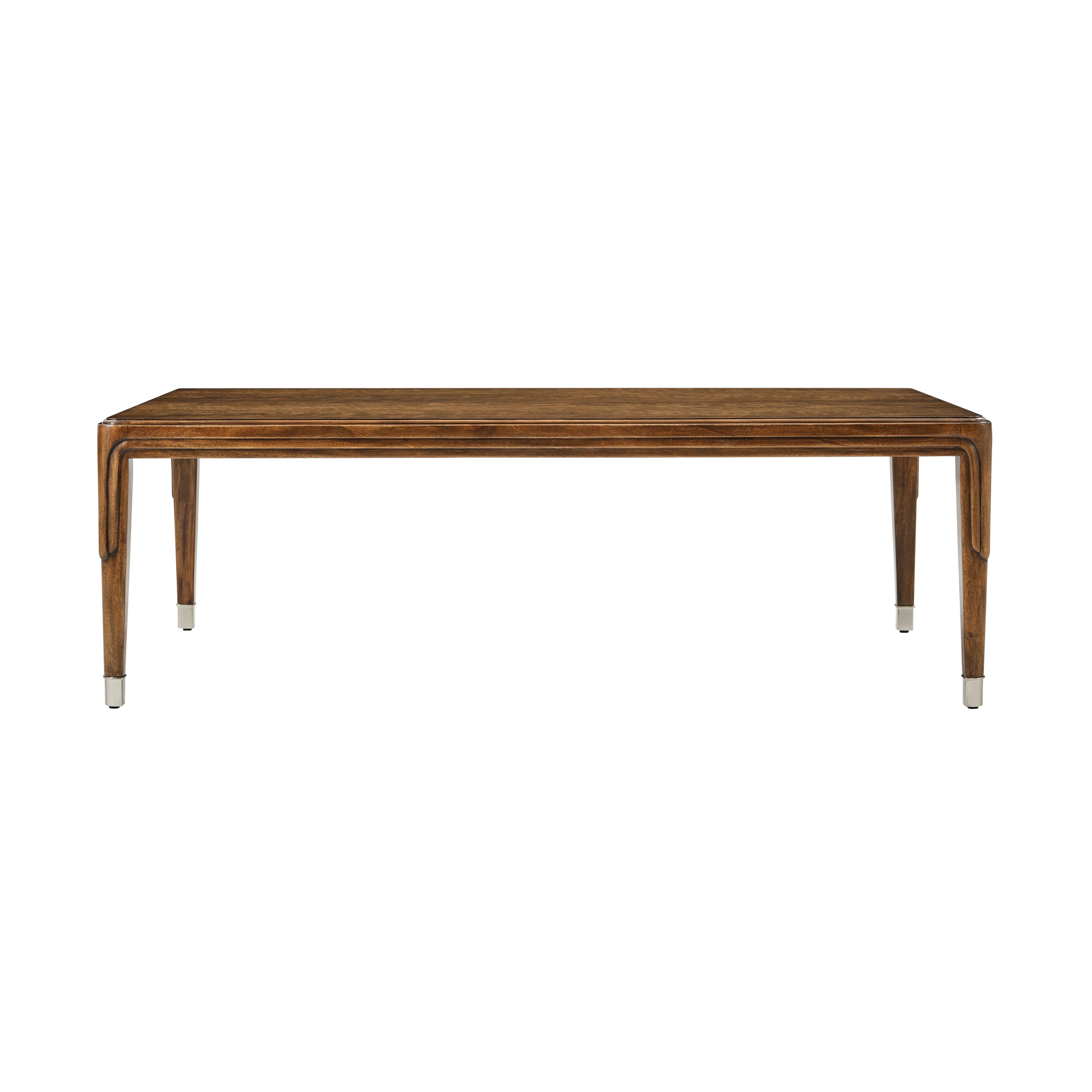 Vietnamien Table basse Art Déco en noyer en vente