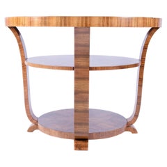 Walnut Art Deco Coffee Table