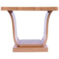 Walnut Art Deco Coffee Table