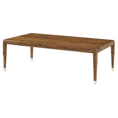 Table basse Art Déco en noyer