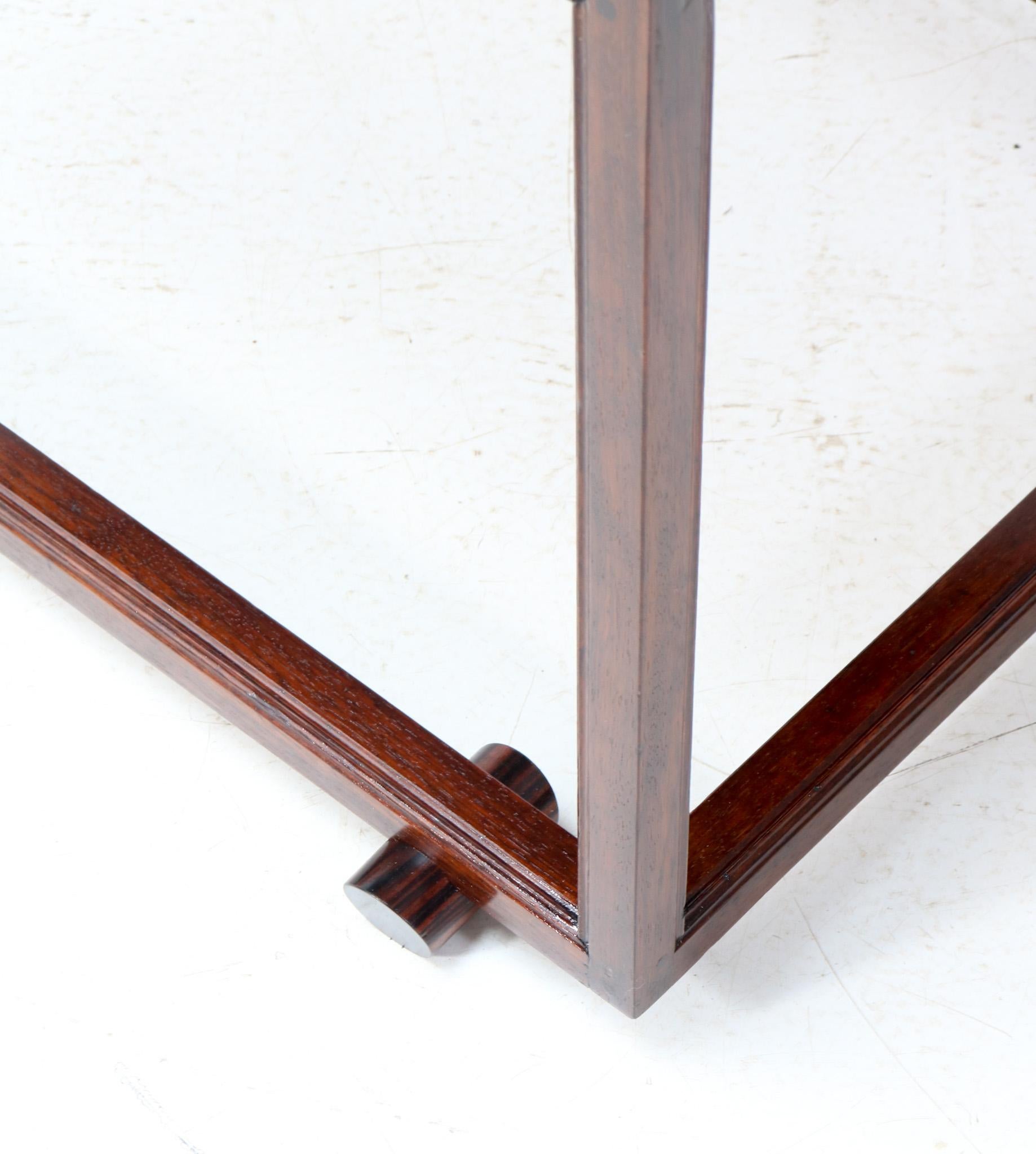 Early 20th Century Walnut Art Deco Modernist Game Table, 1920s For Sale