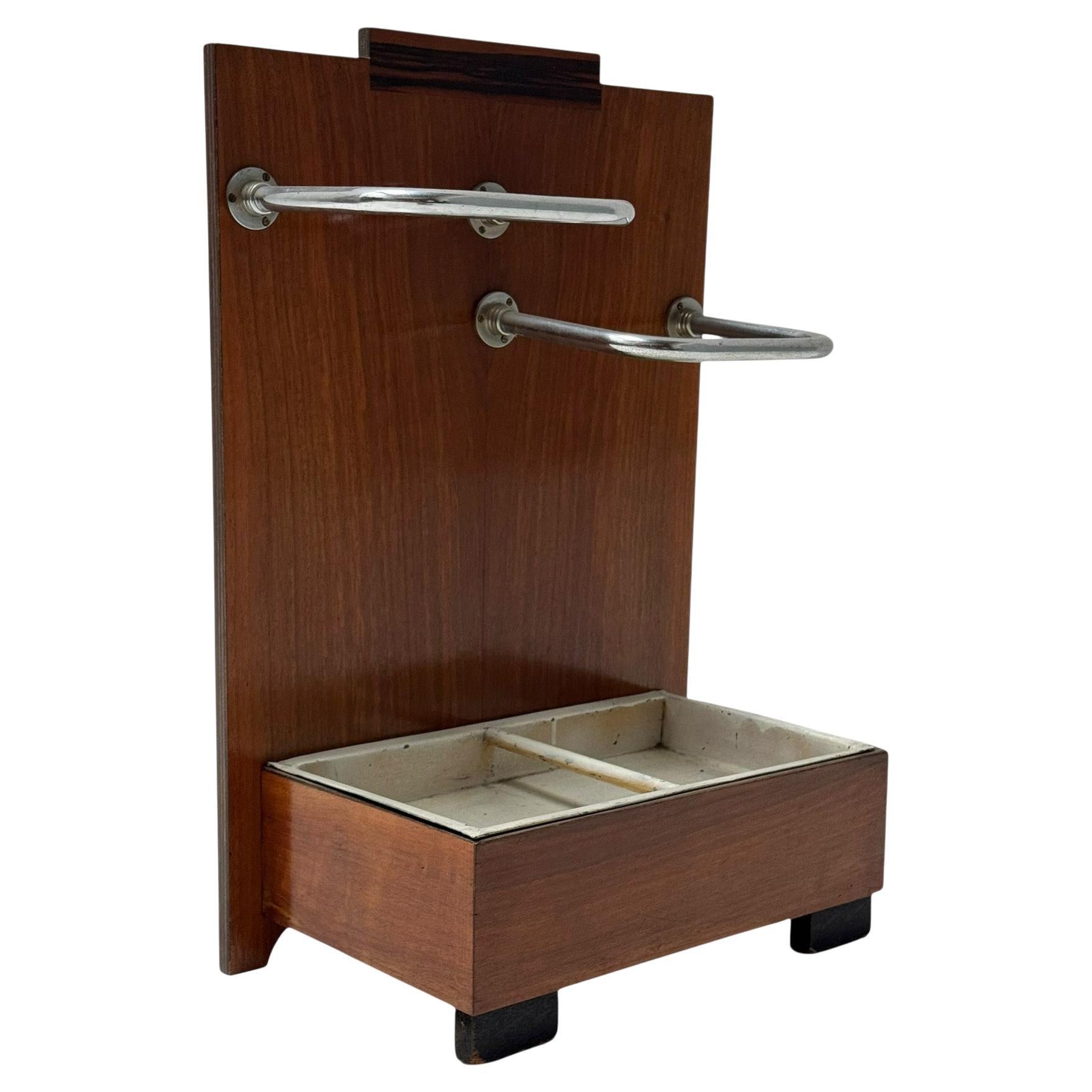 Paragüero Modernista Art Decó de Nogal, Años 30 en venta