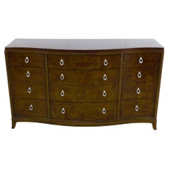 Nussbaum Art Deco Anrichte Kommode Schubladen