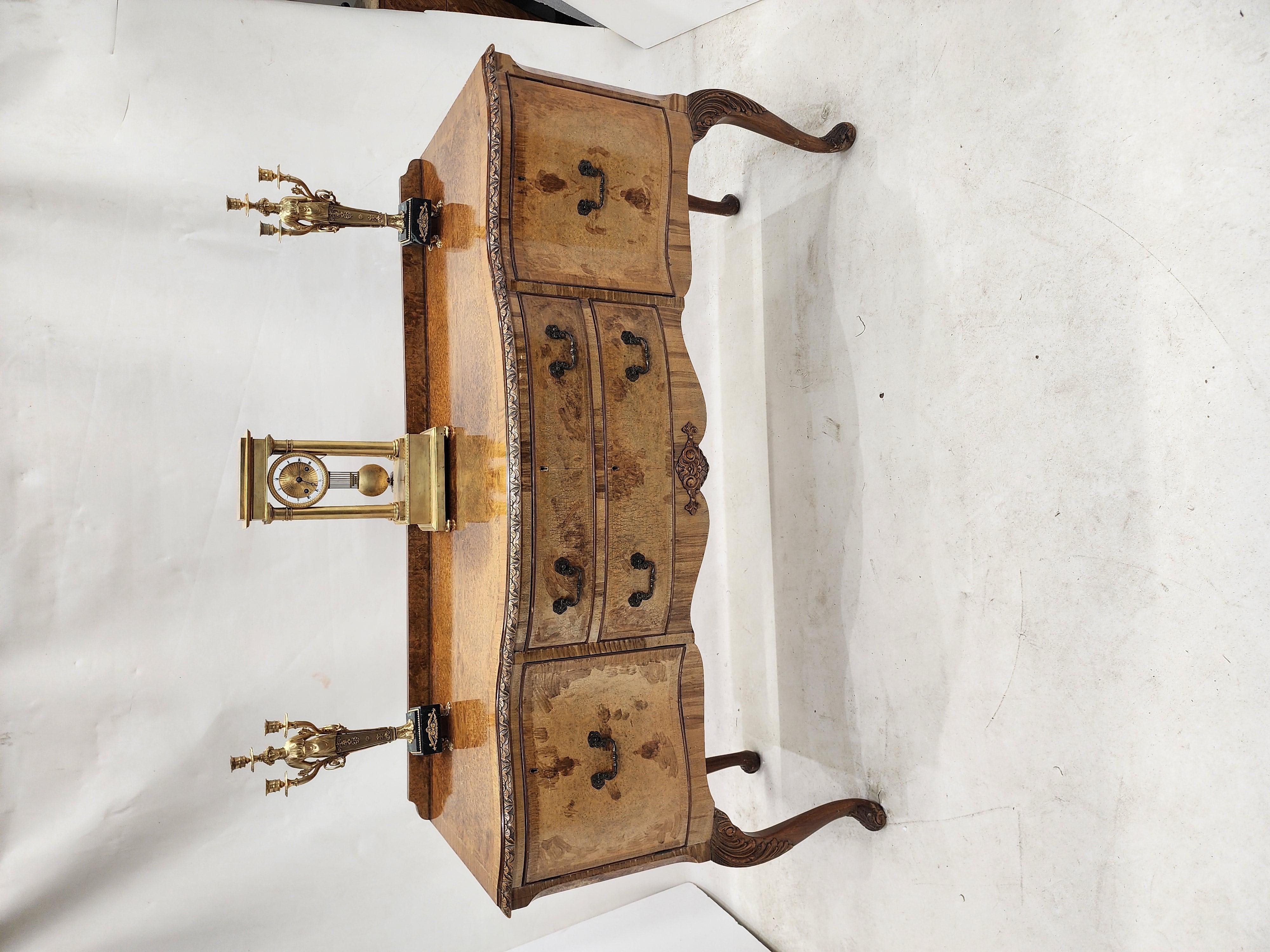 Walnut Art Deco Sideboard Epstein London Server For Sale 14