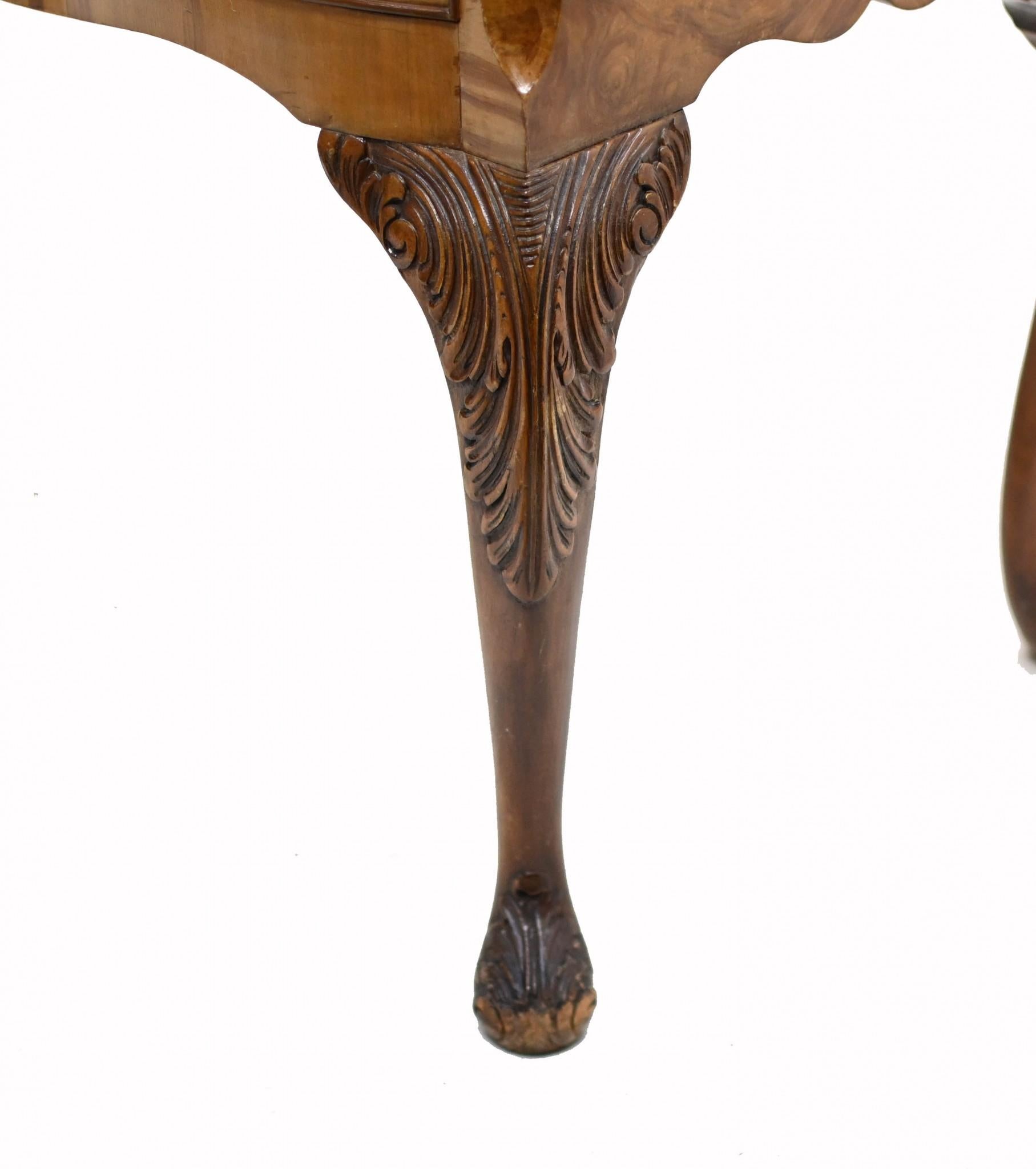 Mid-20th Century Walnut Art Deco Sideboard Epstein London Server For Sale