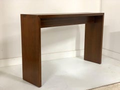 Walnut Art Deco Style Console Table