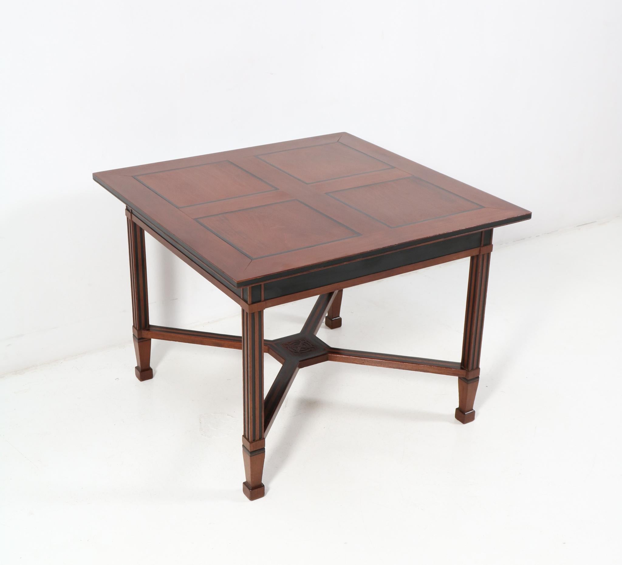 Walnut Art Nouveau Arts & Crafts Table or Writing Table by K.P.C. de Bazel, 1900 In Good Condition In Amsterdam, NL