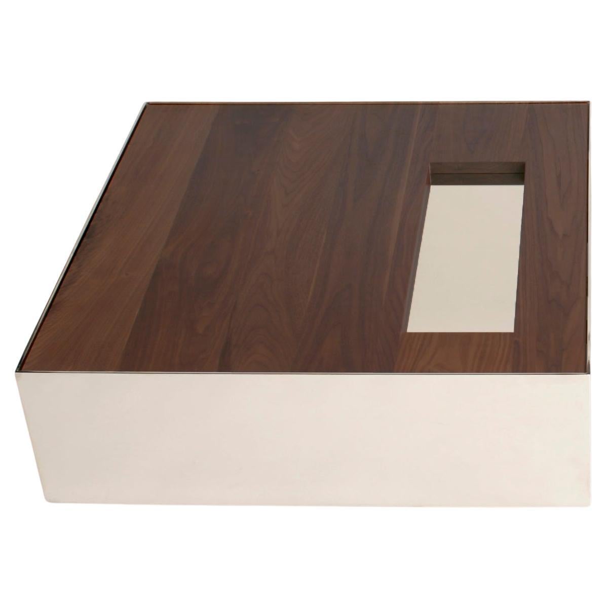 Walnut Ballot Coffee Table by Phase Design For Sale