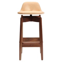 Walnut Barstool by Arne Vodder
