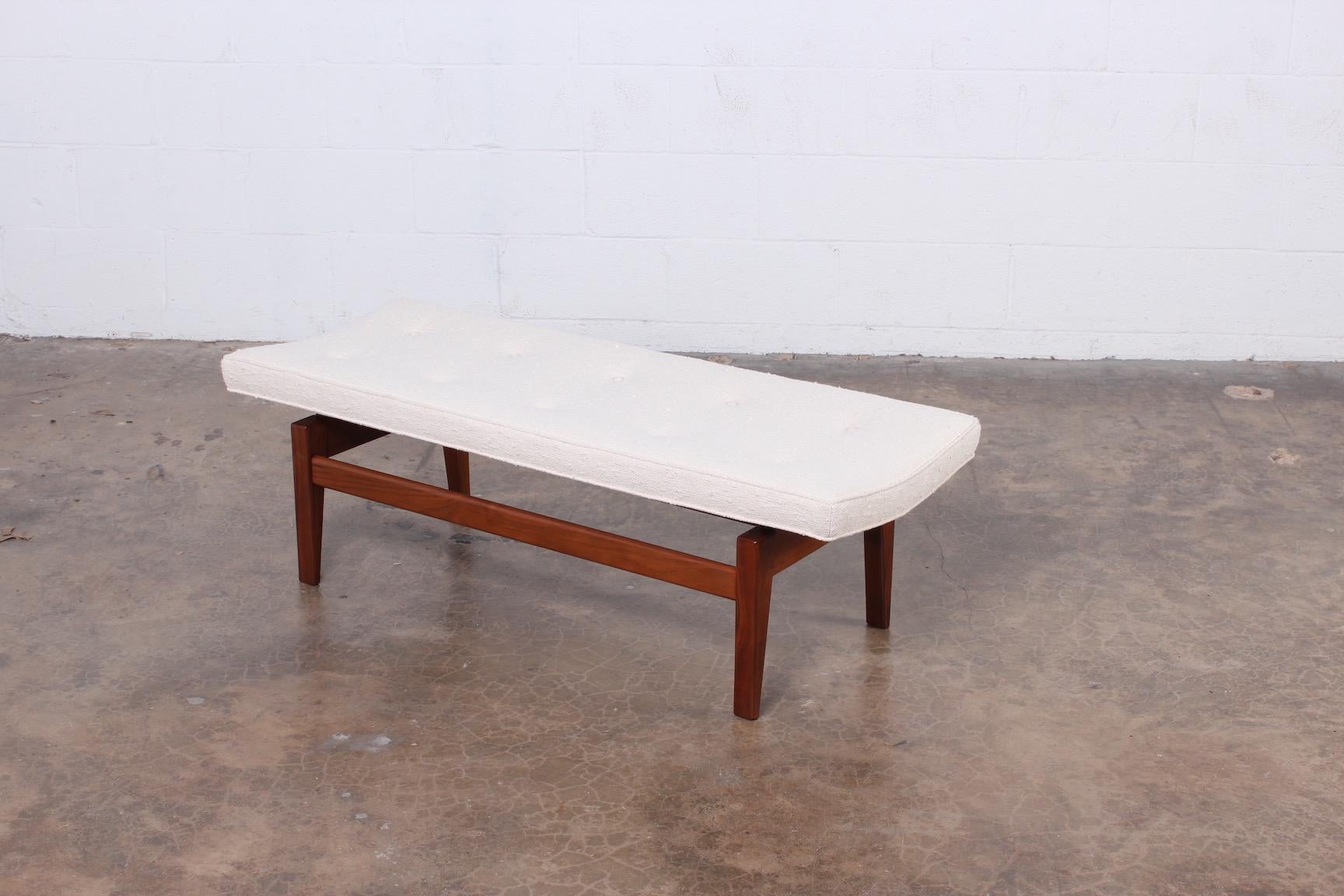 Walnut Bench by Jens Risom 4