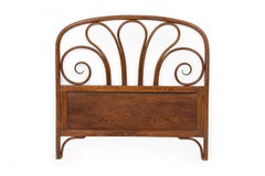 Walnut Bentwood Twin Size Bed