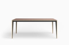 Walnut Black MiMi Dining Table by Miduny, Made in Italy
