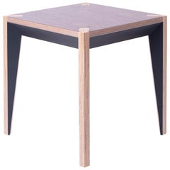 Walnut Black MiMi Side Table by Miduny, Made in Italy