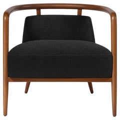 Nogal, negro Sillón moderno Essex