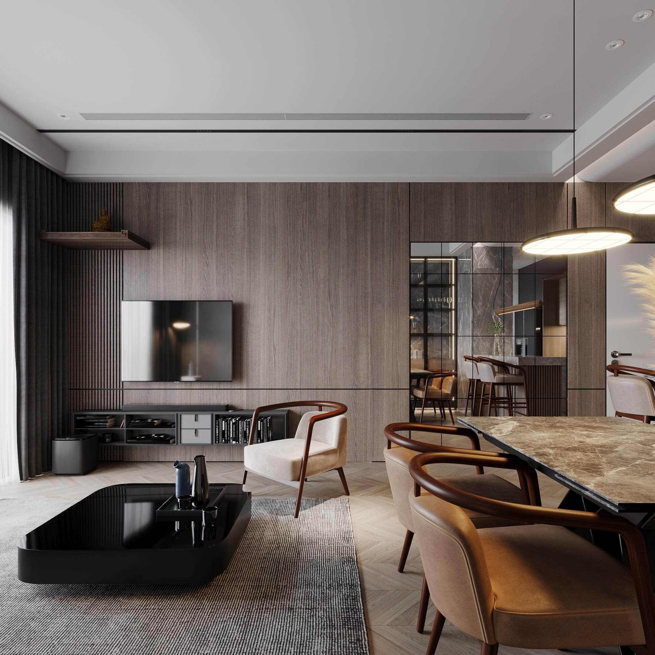 Nussbaum, blauer Samt Modern Essex Barhocker (21. Jahrhundert und zeitgenössisch) im Angebot