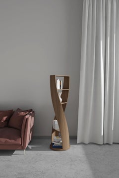 MYDNA, Bookshelves, Standing Shelf, Storage System in Walnut by Joel Escalona