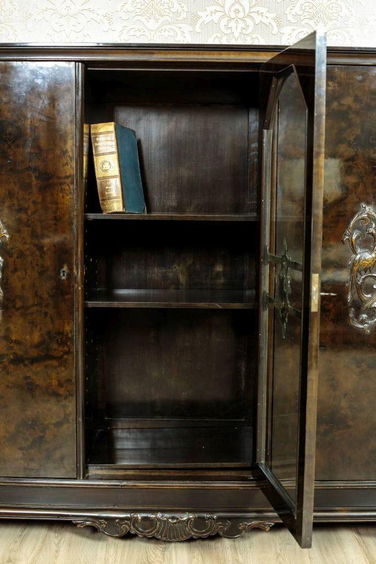 Walnut Bookcase, circa 1910-1920 2