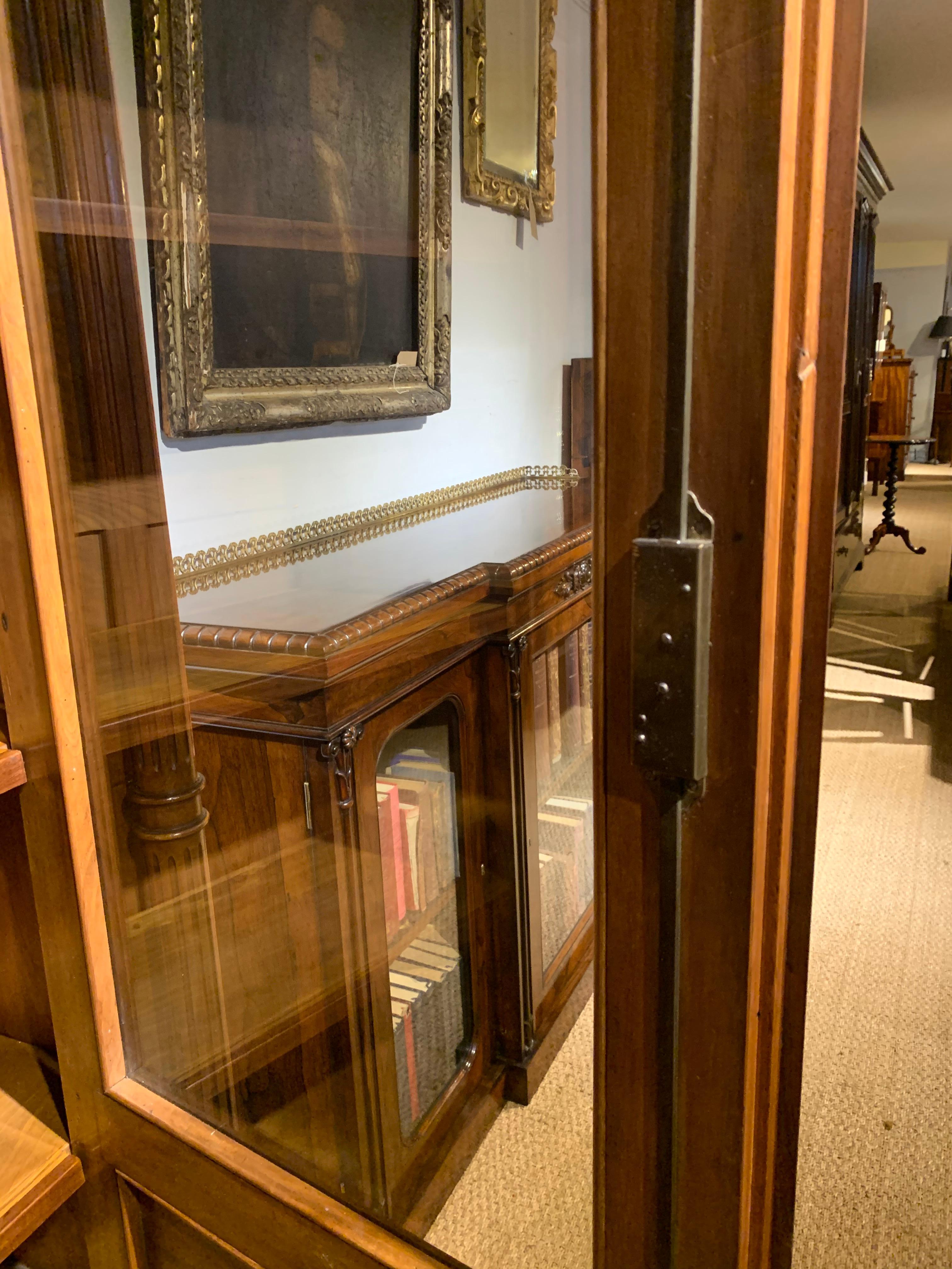 Walnut Bookcase For Sale 6