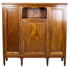 Walnut Bookcase from the Interwar Period