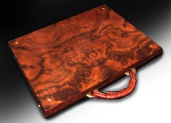 Walnut Briefcase - a One-of-a-Kind Document Case