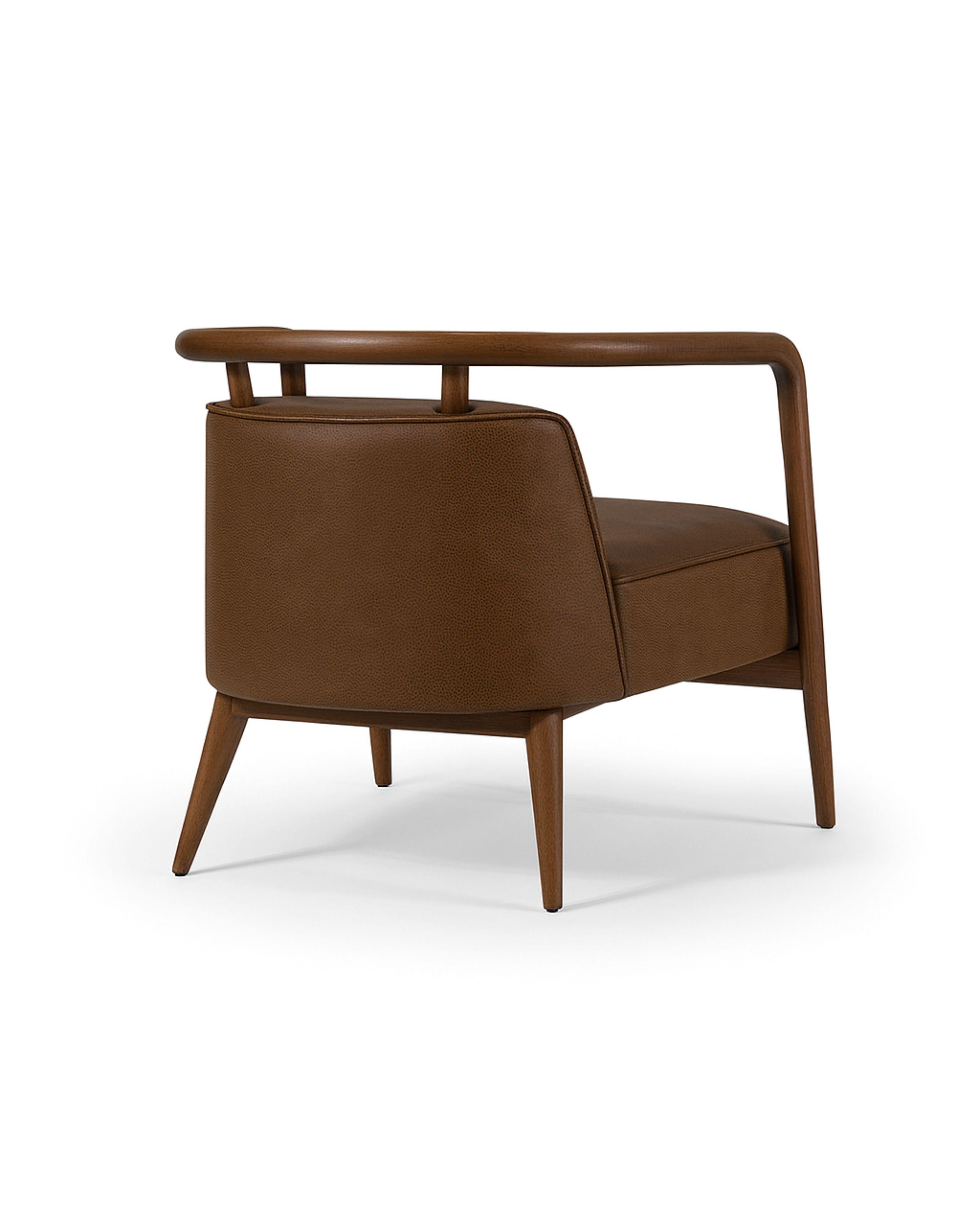 Nogal, Marrón Sillón Moderno Essex Escandinavo moderno en venta