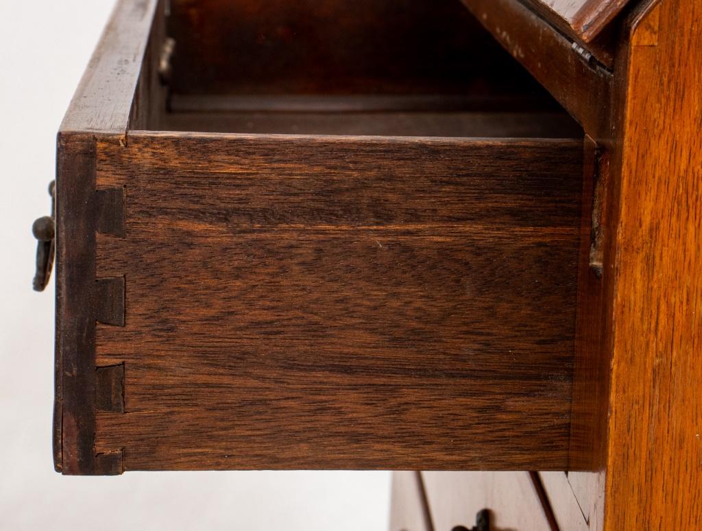 Walnut Bureau Bookcase, 20th Century 1
