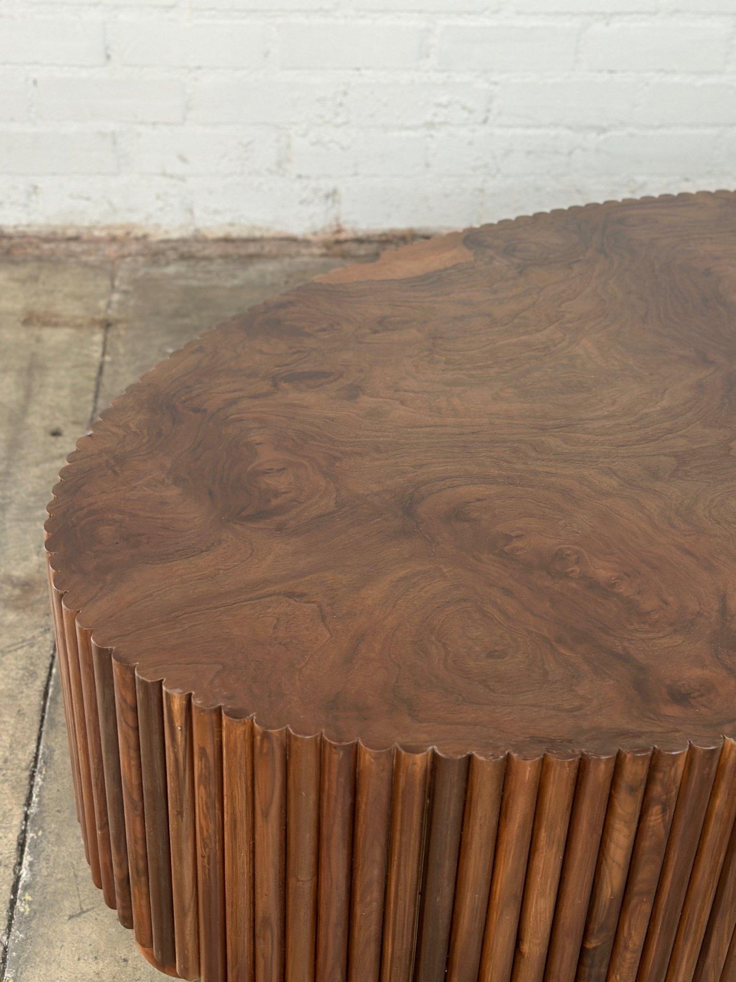 Walnut Burl Coffee Table - One of One For Sale 2