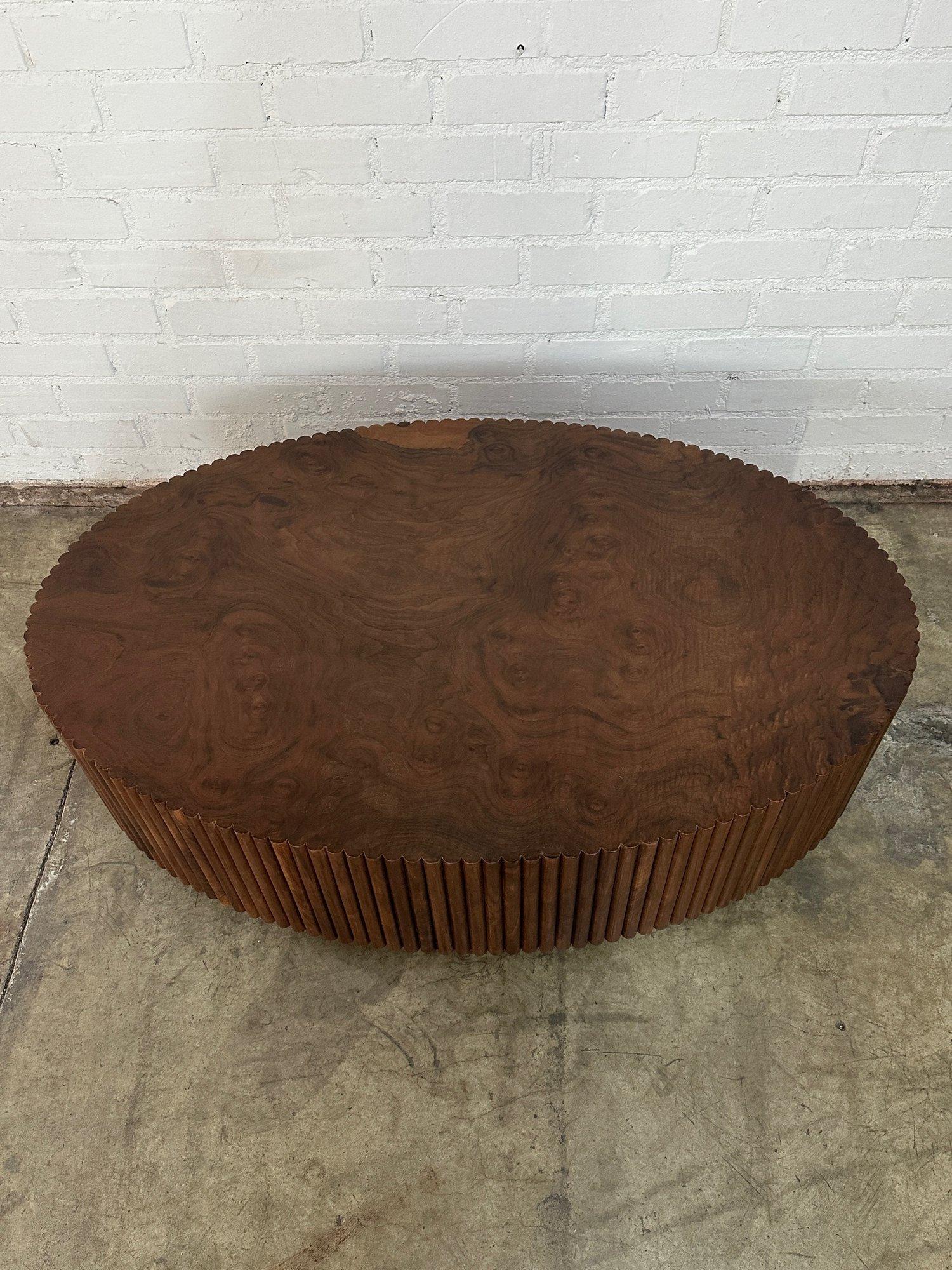 Walnut Burl Coffee Table - One of One For Sale 3