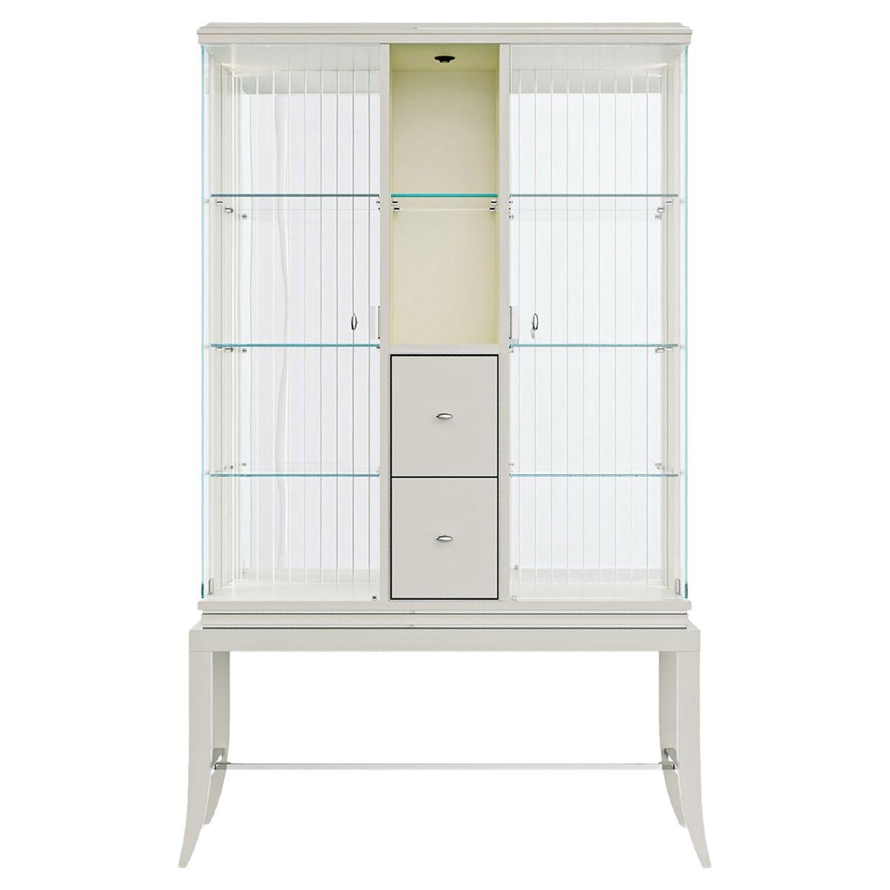 Burl Wood Display by Henredon at 1stDibs