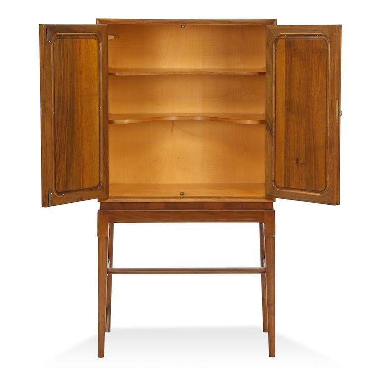 Scandinavian Modern Walnut Cabinet by Anton Kildeberg For Sale