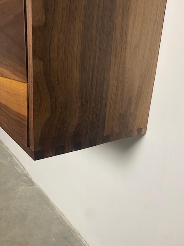 Walnut Cabinet by Michael Rozell, USA 2021 For Sale 4