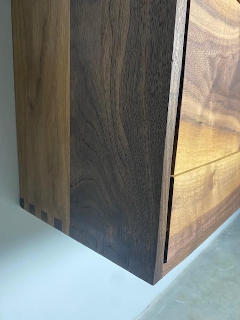 Walnut Cabinet by Michael Rozell, USA 2021 For Sale 5