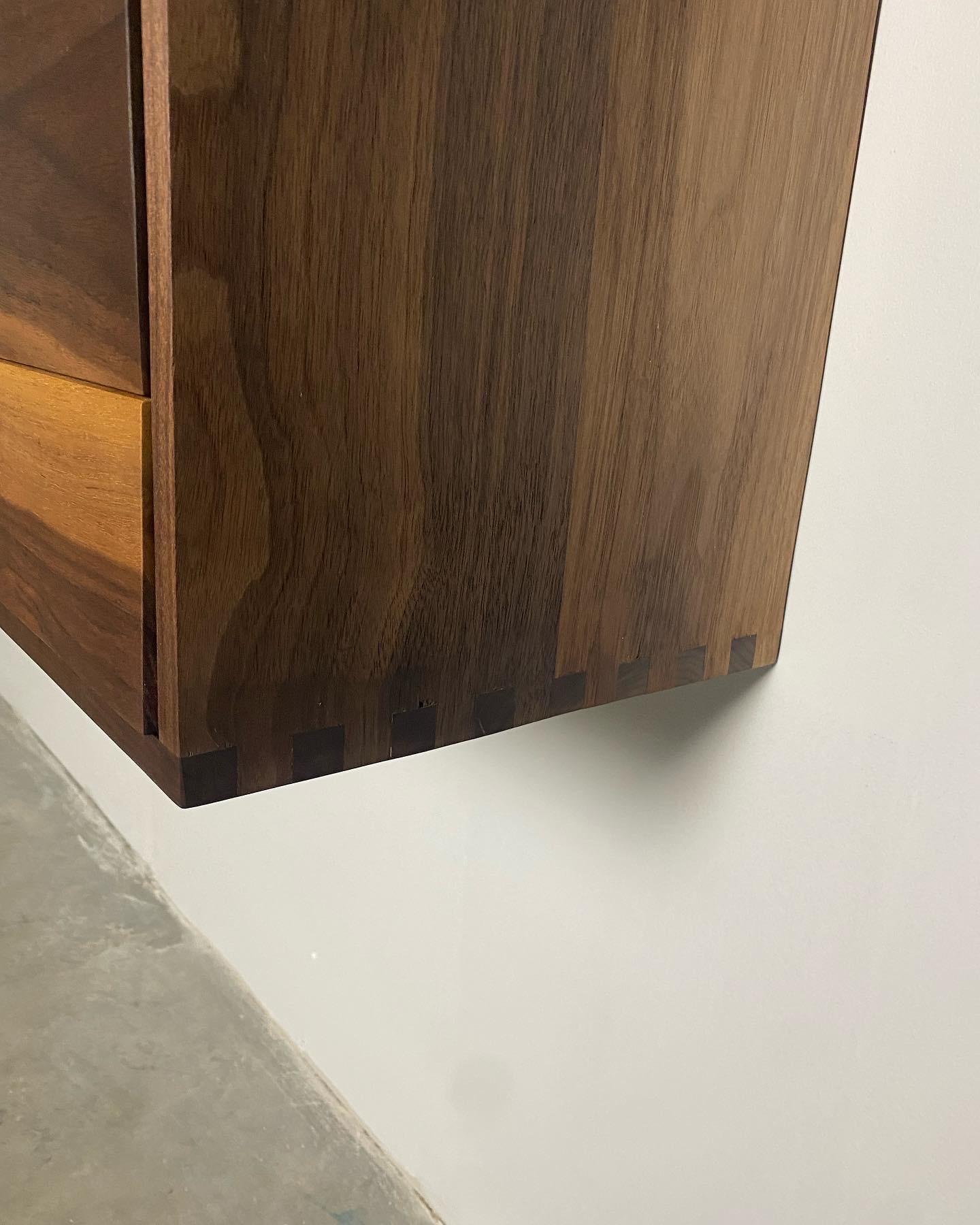 American Walnut Cabinet by Michael Rozell, USA 2021 For Sale