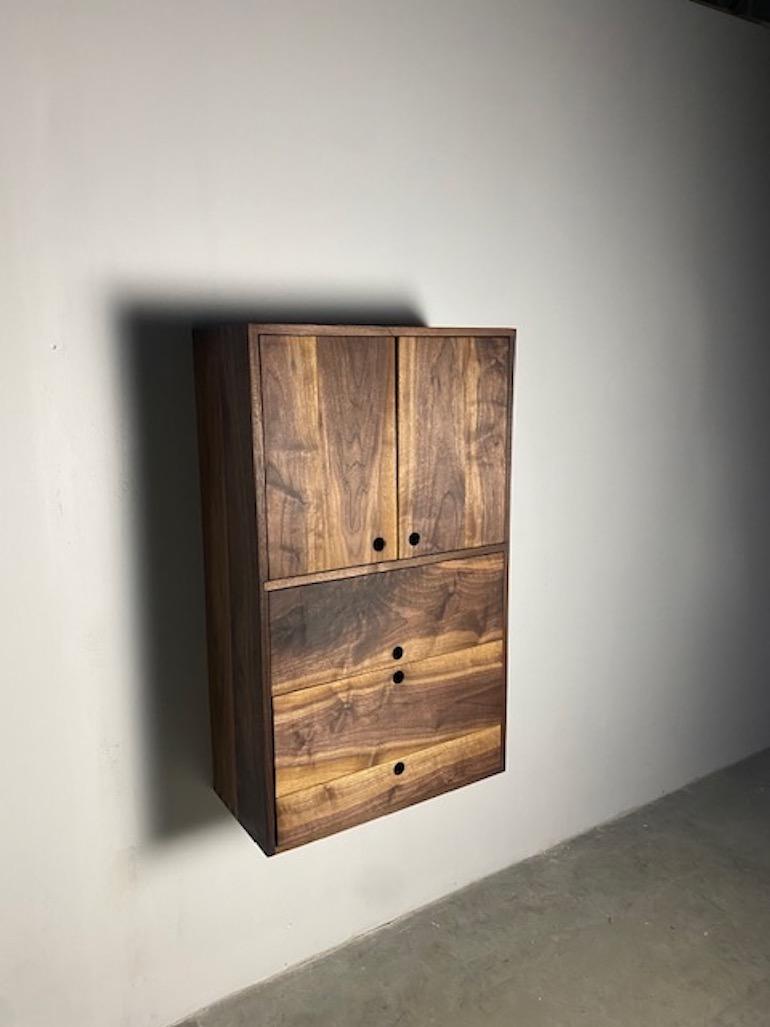 Walnut Cabinet by Michael Rozell, USA 2021 For Sale 3