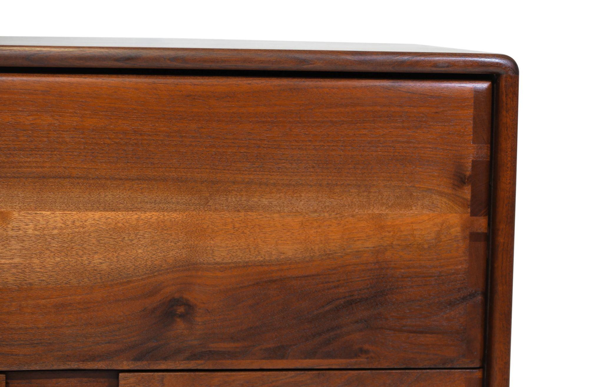 Oiled Walnut California Studio Craft Filing Cabinet #3 For Sale