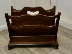 Walnut Canterbury Magazine Rack
