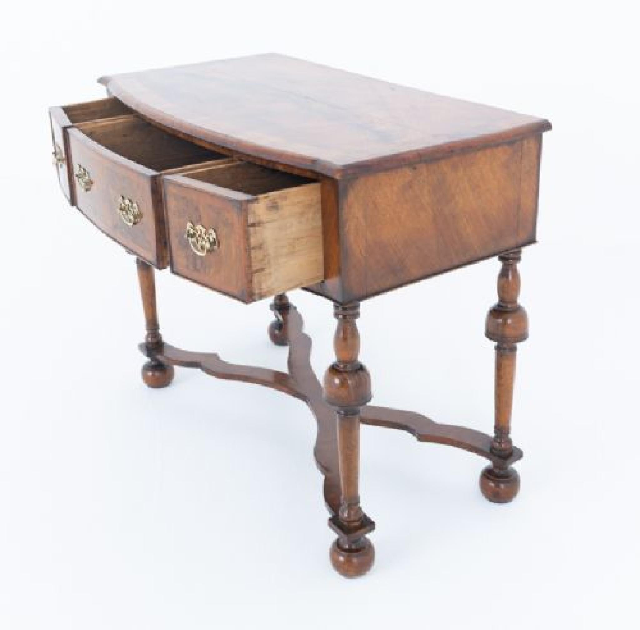 Walnut Carolean Dresser Sideboard Table Revival For Sale at 1stDibs