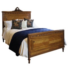 Walnut Carved Bed, WK96