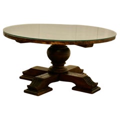 Antique Walnut Carved Centre Coffee Table