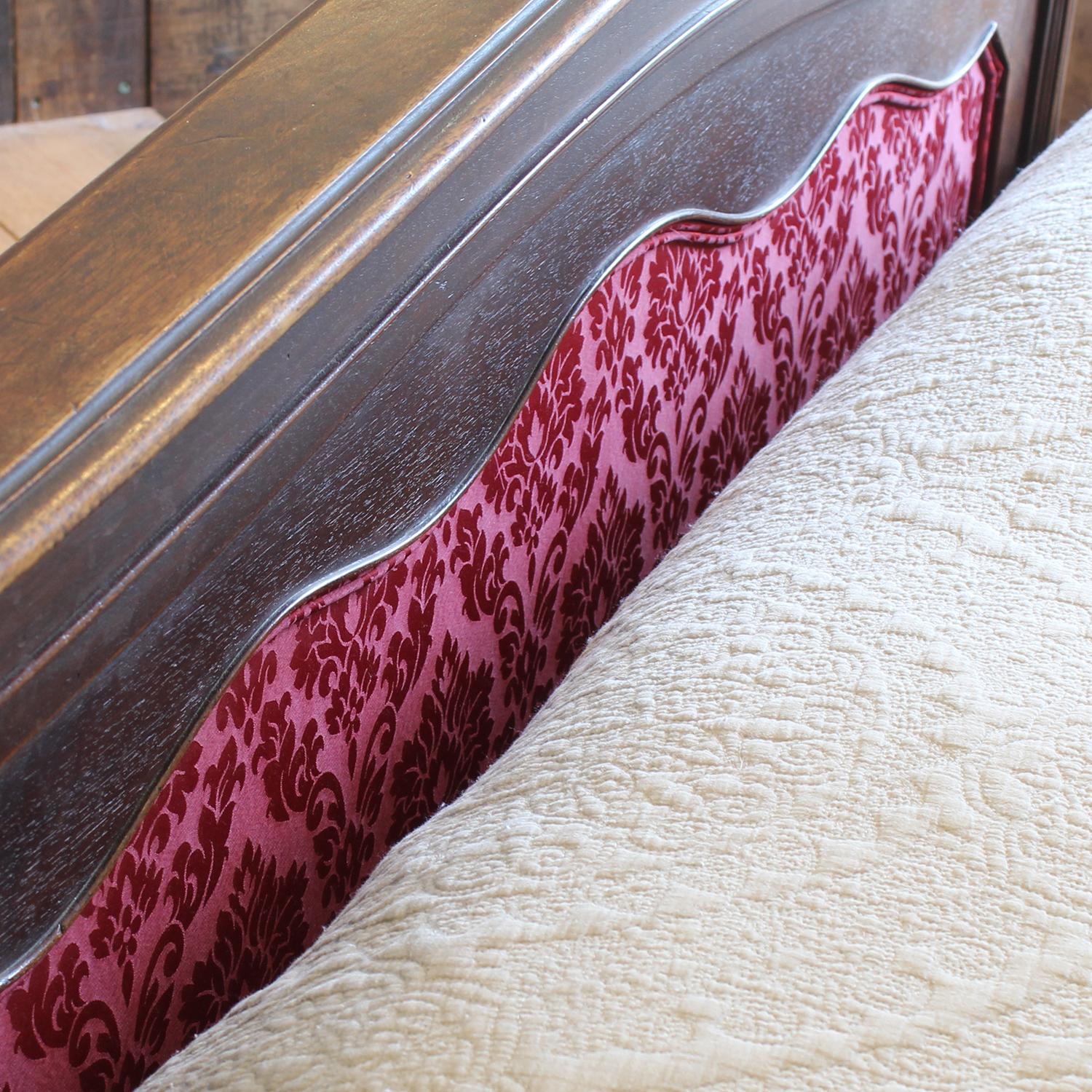 Walnut Carved Country Style French Antique Bed, WK201 7