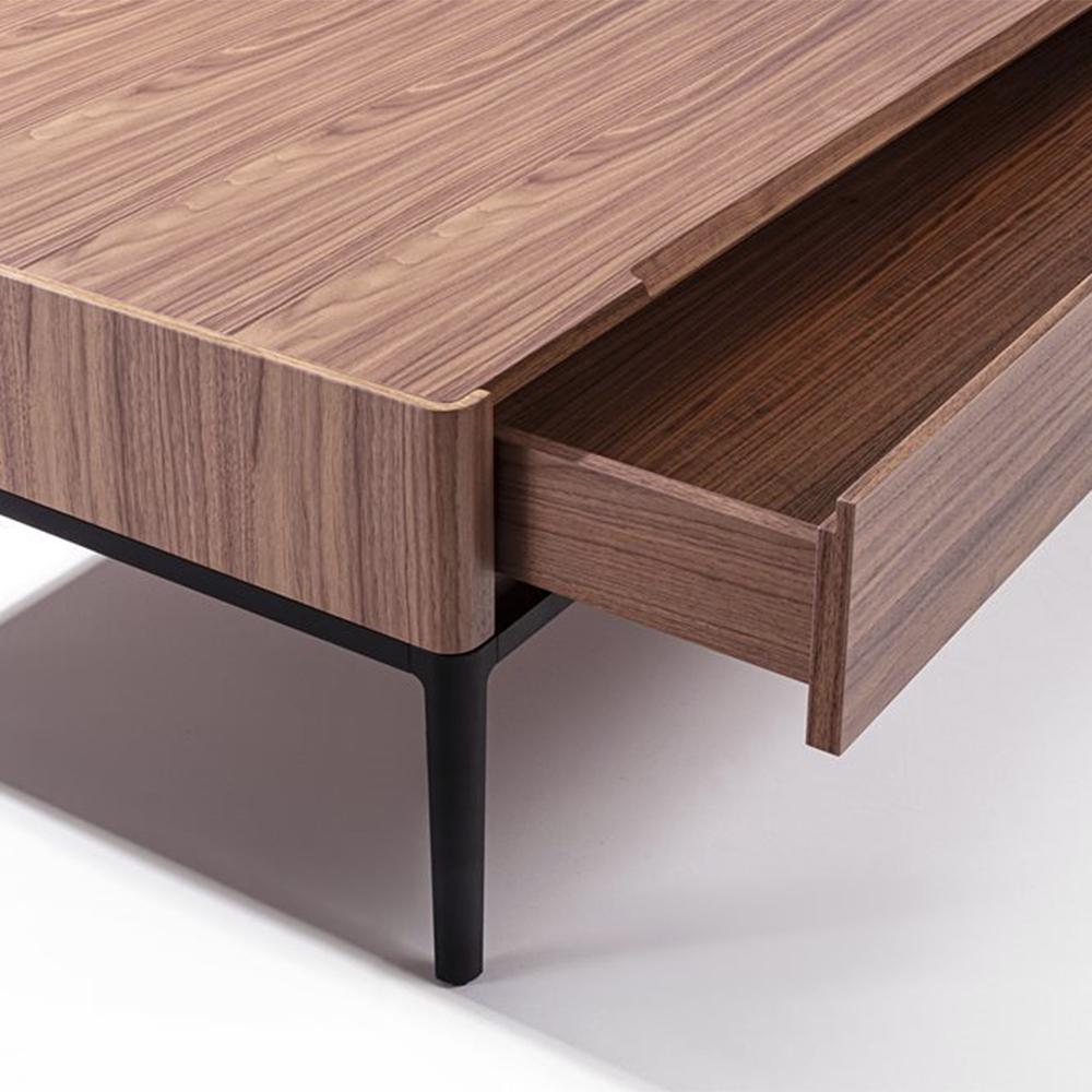 Walnut Case Coffee Table For Sale 1