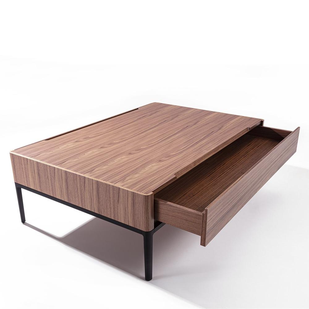 Walnut Case Coffee Table For Sale 2