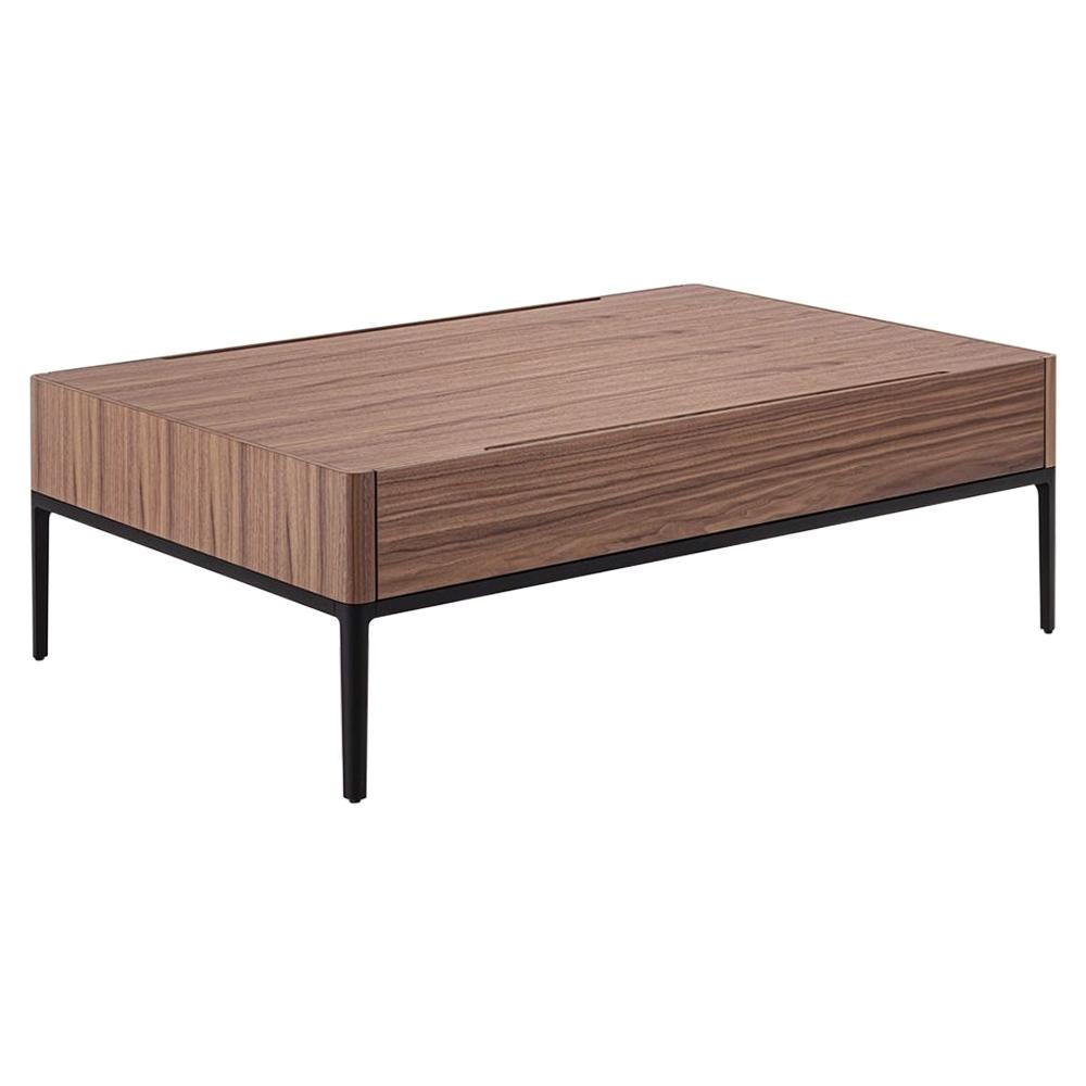 Walnut Case Coffee Table For Sale