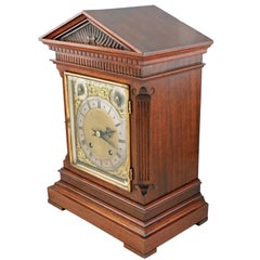 Walnut Cased Mantel Clock