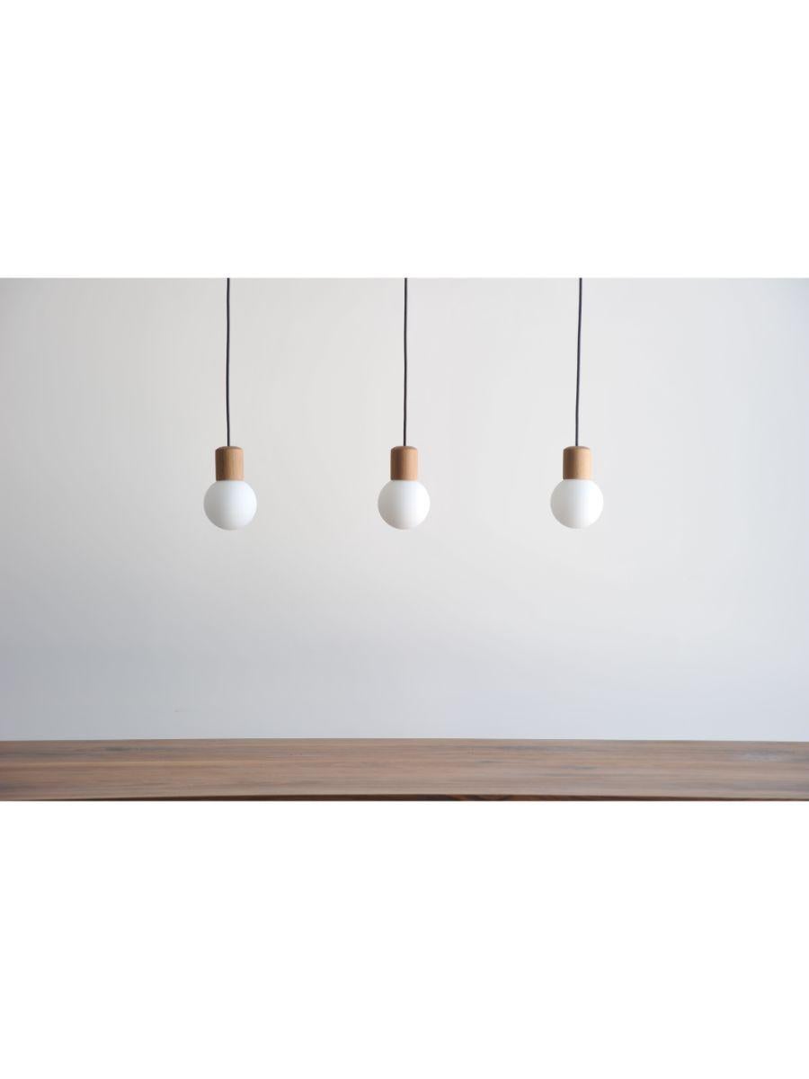 Contemporary Walnut Catkin Pendant by Hollis & Morris For Sale
