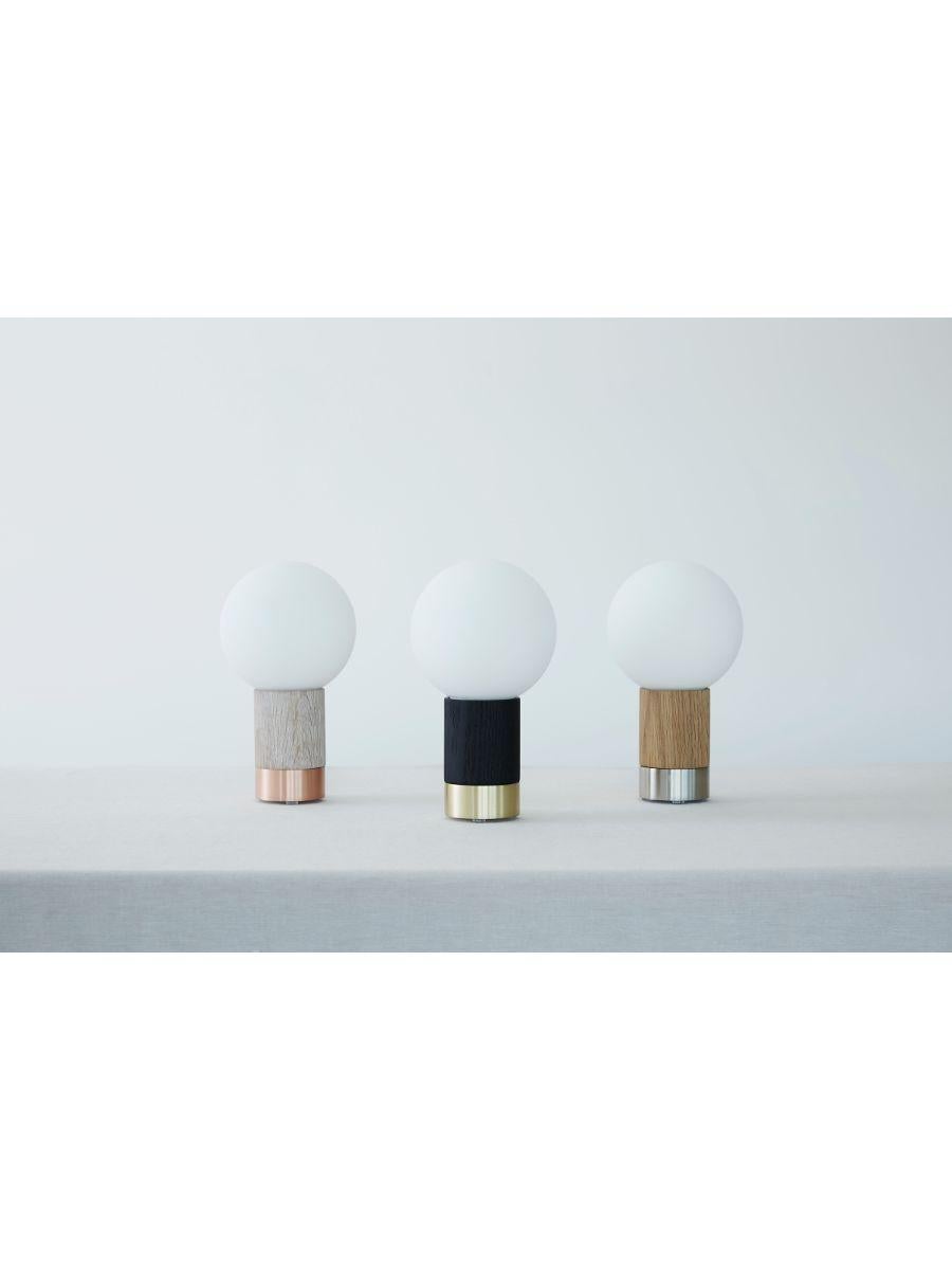 Acier Lampe de table Walnut Catkin par Hollis & Morris en vente