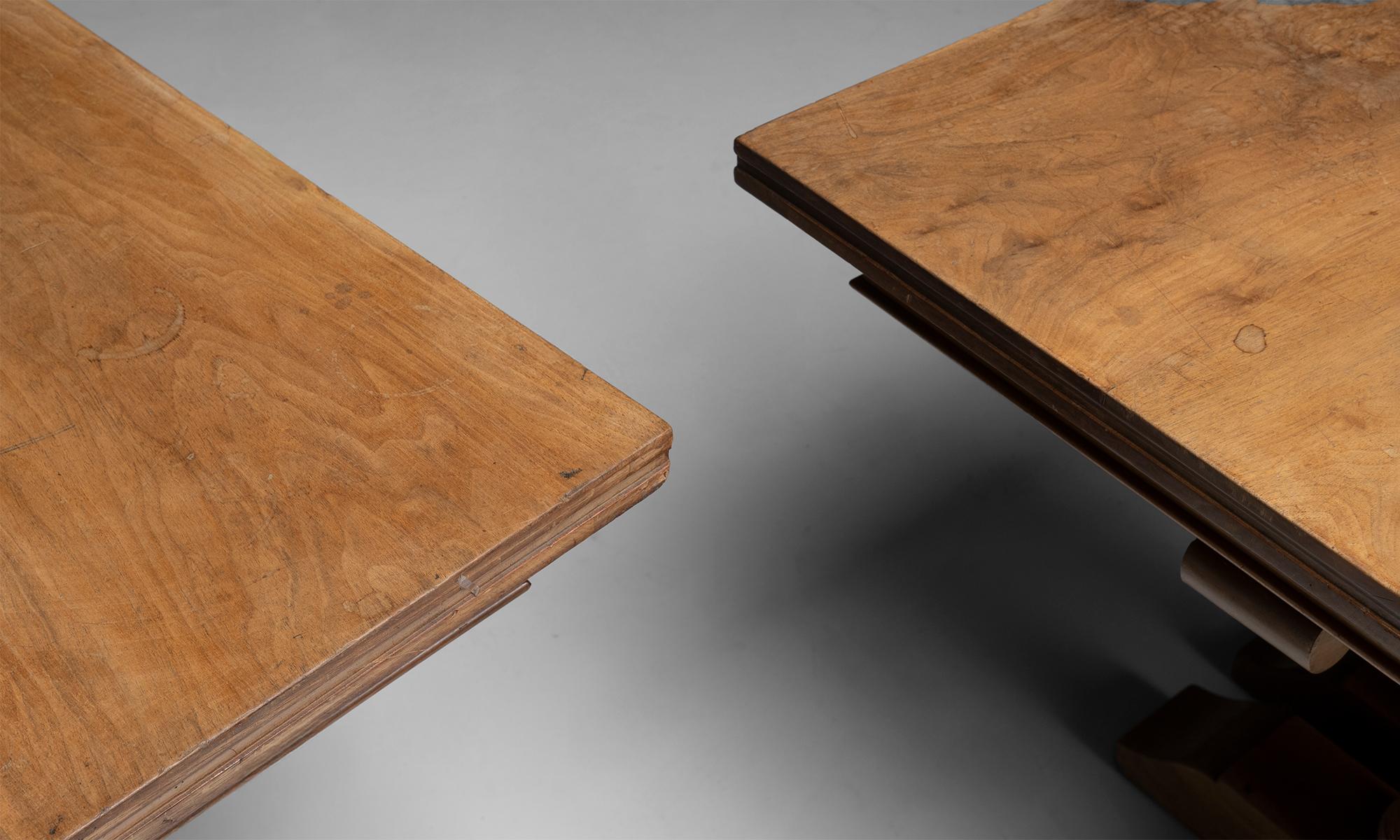 Mid-20th Century Walnut Centre Table, England circa 1950